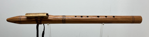 Mid G4 Red Zebrawood Travel Flute (#644)