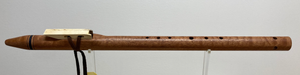 Mid F#4 Figured Sapele 7 Hole Flute (#641)